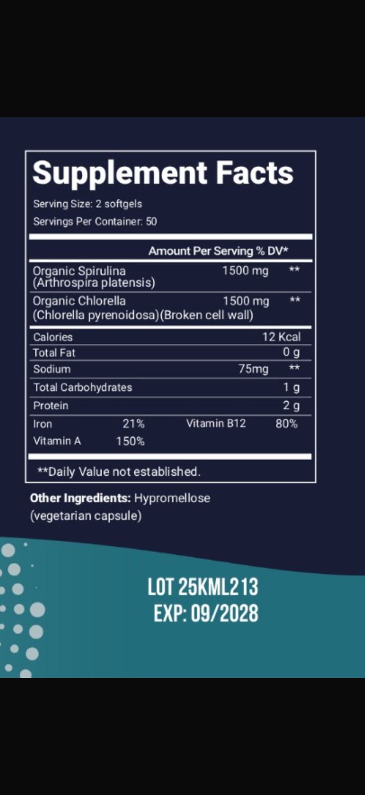 Miniatura 2 de spirulina chlorella total health